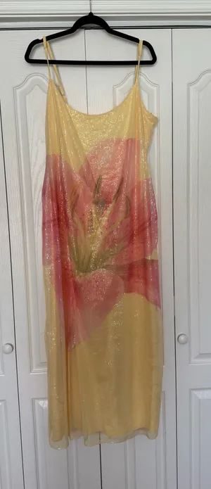 Altar'd State Dress Floral Maxi thumbnail 1