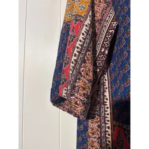 Altar'd State Fringe Kimono Cardigan Women's M/L Boho Patchwork Open Front thumbnail 5