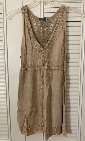 Boho Tank Top Tan thumbnail 1