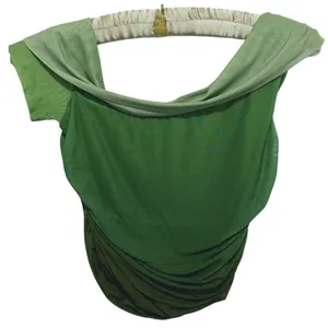 Bardot Aurelia Mesh Off Shoulder Top Womens Medium Green Ombre Y2K Fairy Rave thumbnail 4