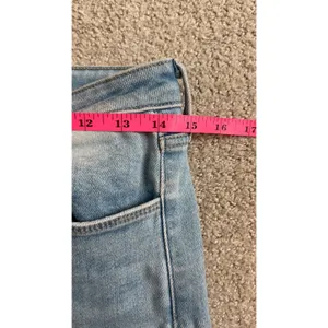 Blank‎ NYC High Rise Skinny Jeans 29 Light Blue Raw Hem BP385J thumbnail 3