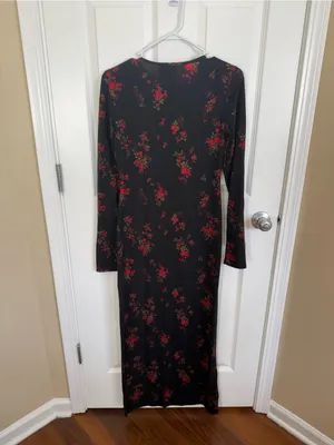 Reformation Tommie Knit Dress in Bossanova M thumbnail 4