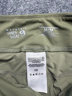 Mountain Hardwear women's Medium Olive Green Active Stretch outdoors Pants thumbnail 3