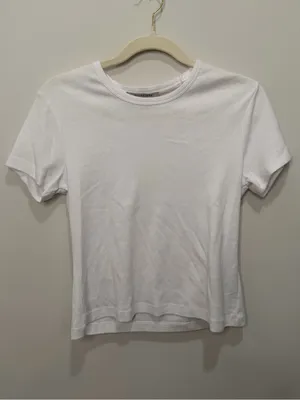 All Saints Stevie‎ Slim Fit Short Sleeve T-Shirt Size 8 thumbnail 3