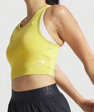 Gymshark Training Crop Tank features a lightweight, sleeveless design thumbnail 1