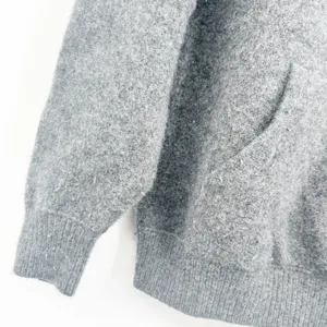 TNA‎ Aritzia Womens Bobby Merino Wool Blend Grey Cozy Gorpcore Hoodie Size M thumbnail 3