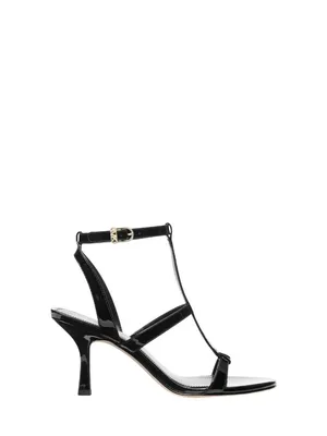 Michael Michael Kors Nara Mid T-Strap Stiletto Sandals 40S6NRMS1A Black 10M thumbnail 12