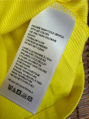 BDG Neon Yellow Ribbed V-Neck Cap Sleeve Top NWT S thumbnail 7