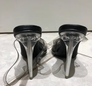 Missguided Clear Pointed Toe Heels thumbnail 3