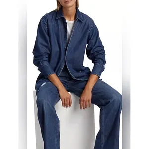 NWT rag & bone Randie Featherweight Diana Denim Shirt Size‎ XS thumbnail 4