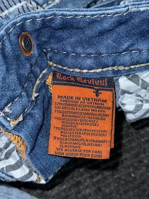 Y2K Rock Revival Lang Low Rise Bootcut Jean Light Wash Embroidered Distressed 25 thumbnail 10