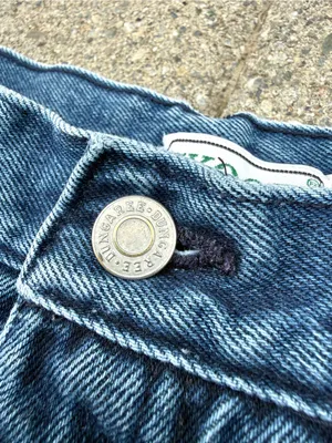 Vintage 90’s Skoozi High-Waisted Cuffed Denim Shorts • Sz 5/XS thumbnail 5