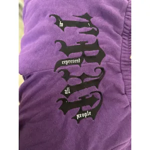 TRAP Sweat Pants To Represent All People Purple Medium. thumbnail 3
