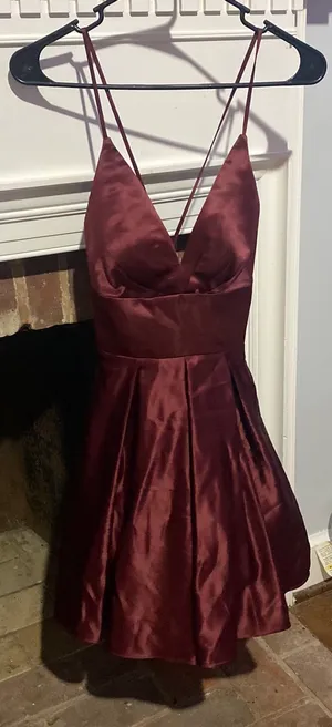 Red Homecoming Dress thumbnail 2