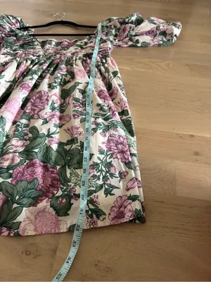 Abercrombie & Fitch Emerson Poplin Floral Mini Dress purple floral size medium thumbnail 10