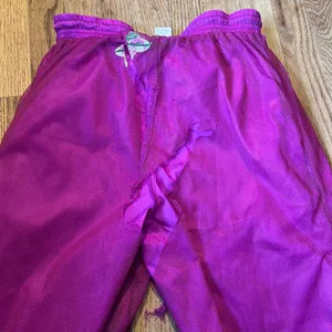 Vintage Nike Purple Nylon Windbreaker Track Pants Mesh‎ Lined Ankle Zip Small thumbnail 8