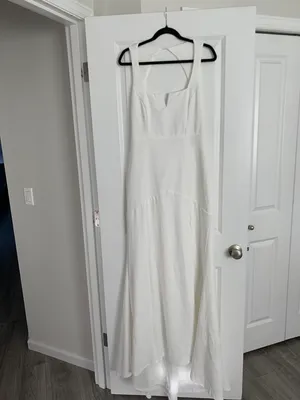 Lulus New Everlasting Promise White Backless Mermaid Maxi Dress thumbnail 9