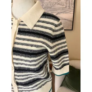 MAEVE NEW Anthropologie Collared Cropped Cardigan Sweater Cottage Knit‎ Size S thumbnail 3