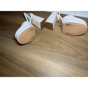 Dream Paris Bridal White Platform Heels Size 7.5 Engagement Wedding Photos thumbnail 5