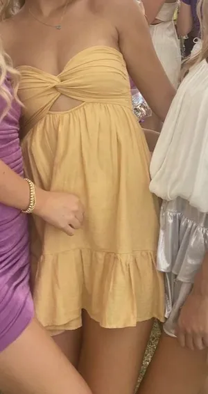 Yellow Boutique Dress thumbnail 1