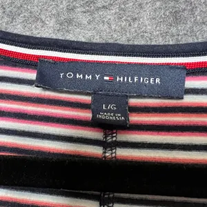 Tommy Hilfiger‎ Tank Maxi Dress Striped Sleeveless Casual Pocket Large Red White thumbnail 3