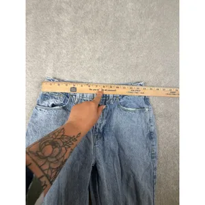 Good American Icon 90s Straight Leg Jeans‎ Women's Size 6/28 High Rise Blue953 thumbnail 7