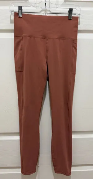 Vuori High-Rise Blush Rust-Colored Performance Leggings Size Small thumbnail 1
