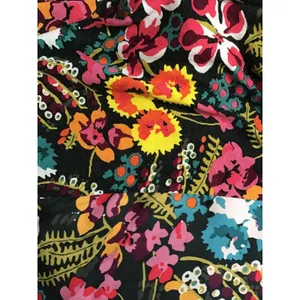Women’s Loft Ruffle Mock Neck Multicolor Sleeveless Floral Size Medium thumbnail 4