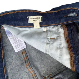 Madewell 10in High Rise Skinny Jeans Womens 28 Dark Indigo Denim Indie Sleaze thumbnail 4