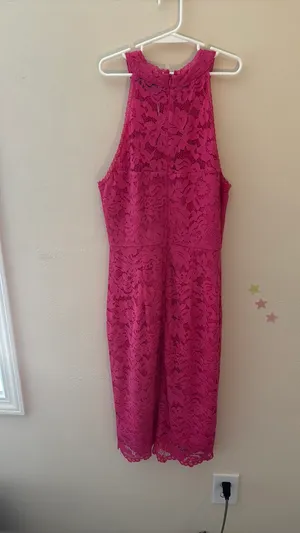 Pink Dress Allegra K thumbnail 2