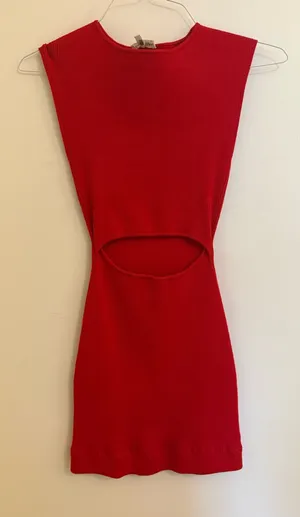 Red dress size small thumbnail 1