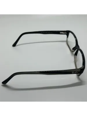 Ray-Ban Rectangular Black and Clear Prescription Glasses Frames with Case thumbnail 8