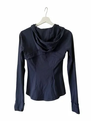 Lululemon Hooded Define Jacket Nulu True Navy Size 6 thumbnail 3