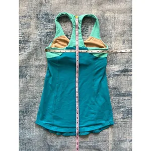 Lululemon Inner Strength Athletic Tank Top in Oasis River Rock Aqua Teal Size 4 thumbnail 6