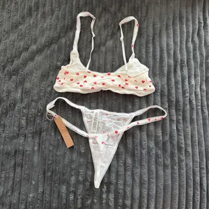 SKIMS Ruby Heart Fits Everybody Picot Set thumbnail 4