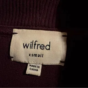 Aritzia Wilfred Diderot Cocoon Cardigan Sweater Women's XS Burgundy Open Front‎ thumbnail 3