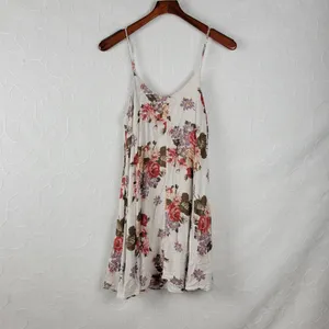 Brandy Melville Women Slip Dress One Size Floral Sleeveless Mini Summer Sundress thumbnail 6
