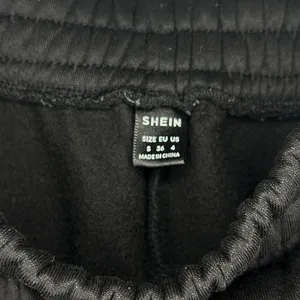 SheIn Black Jogger Sweatpants Small With Elastic Waistband and Cuffs thumbnail 5