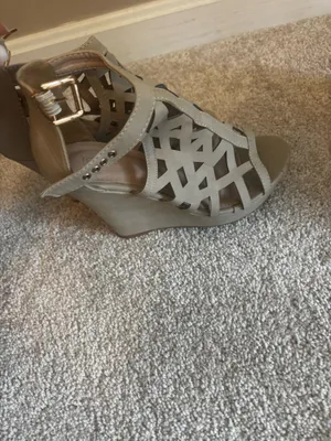 Wedge shoes Gray Size 7 thumbnail 3