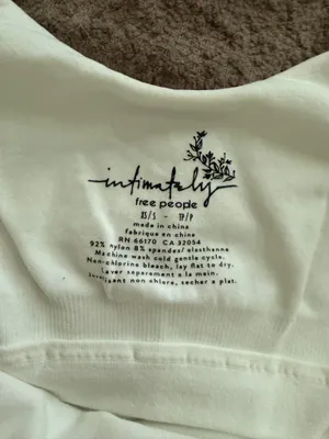 Free People White Bodysuit Intimately thumbnail 3