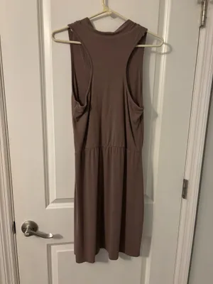 Cynthia Rowley Sleeveless Brown Midi Dress, Sz M thumbnail 2