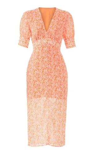 RTR The East Order Peaches Midi Dress size XS thumbnail 2