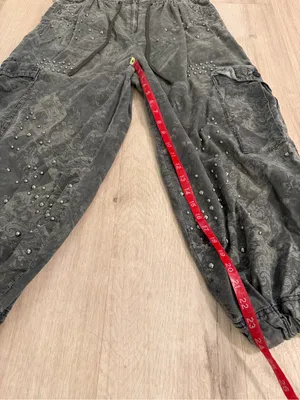 Free People Fly Away Studded Balloon Pants Size 6 thumbnail 5