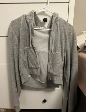 Brandy Melville Cropped Zip Up thumbnail 1