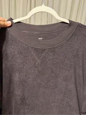 Aerie chilled out Cozy brown sherpa crewneck Pullover‎ Sweatshirt size large thumbnail 8