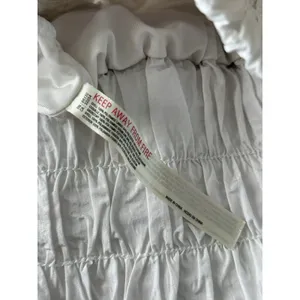Free‎ People Movement The Way Home Running Shorts Small White Lined High Waist thumbnail 4