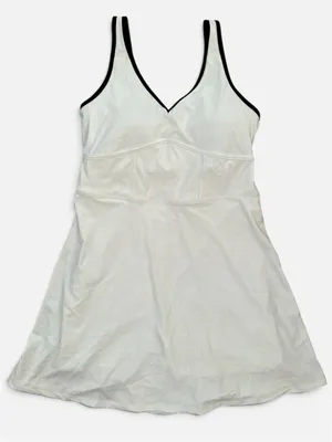GILLY HICKS by HOLLISTER Energize Active Scoop Tennis Athletic Dress White Sz. M thumbnail 2
