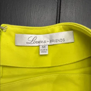 Lovers + Friends Lemon A-Line Mini Skirt Resort Wear thumbnail 2