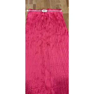 A New Day Women's Textured Crinkle Satin Midi Skirt Coral S NWT thumbnail 4