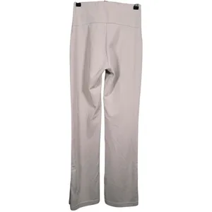 Lululemon Brushed Softstreme Ribbed Zip Flared Pant Size 4 Bone Lounge Casual thumbnail 4